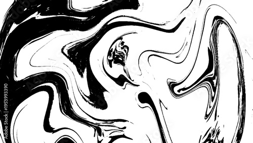 Abstract black marble texture background. Oil, acrylic paint mix pattern. Black and white minimalist wallpaper. Luxury stone material tile. Natural mineral, granite modern design. Decorative design