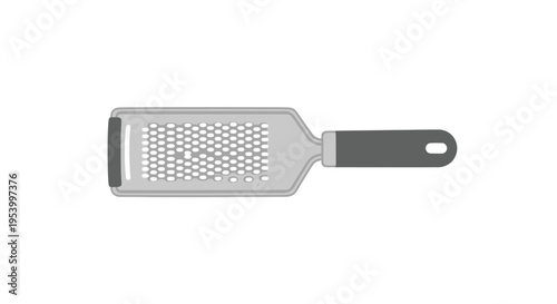 Grater kitchen utensil for cheese.