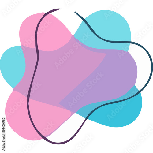 Liquid Blobs Vector Element
