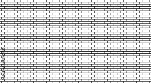 White brick wall as stone background. 