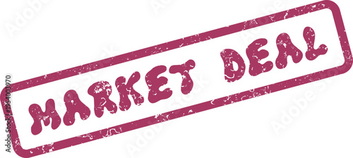 Premium Market Deal Opportunity Rubber Stamp for Strategic Business Ventures and Promotions