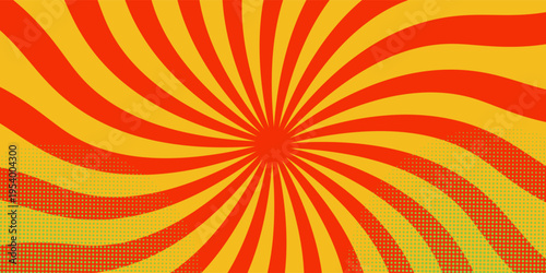 Autumn color sun rays background. Abstract orange sun rays design wallpaper. Colorful swirling lines for templates. modern vector illustrator, website, textures,