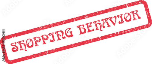 Business stamp marking important insights on consumer Shopping Behavior and purchasing decisions
