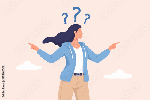 Woman Thinking About Choices