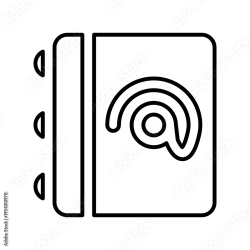 Email book icon
