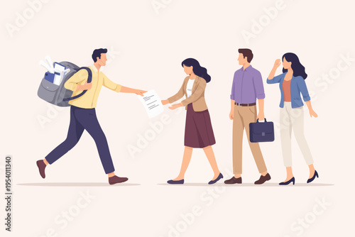 People in Office Situation