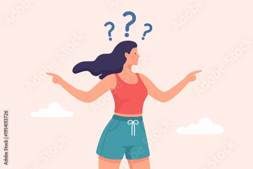 Woman Thinking About Choices