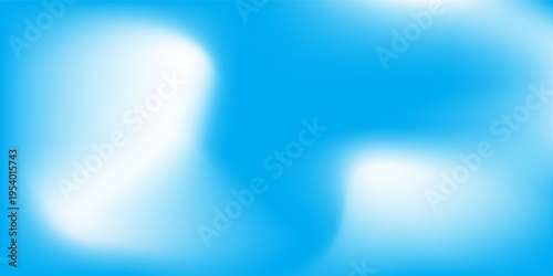 Abstract Blue Gradient Background with Soft Mesh Liquid Texture. Modern Vibrant Vector Design for Technology Web Header, Minimalist Presentation Backdrop, and Fresh Digital Marketing Graphics.