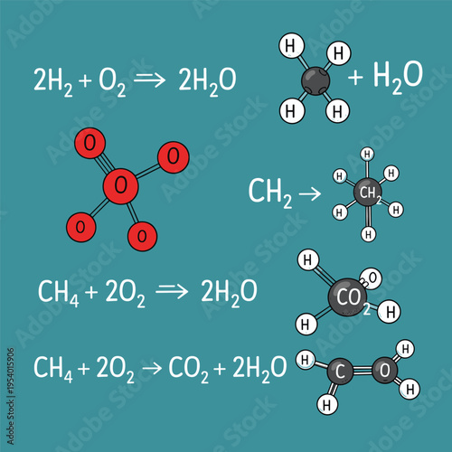 Molecular structures of chemical compounds.