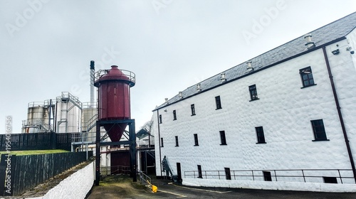 Konstfotografi an old whiskey distillers in ireland