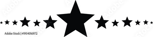 Black stars on white background star shapes star pattern