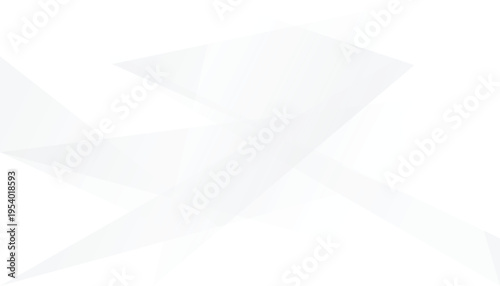 Abstract white geometric background with overlapping shapes and subtle gradients