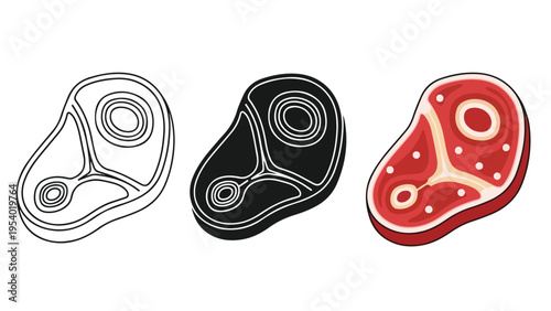 Minimalist foot icon set design - Minimalist, flat icon, outline, glyph, linear, clipart, sticker - icon set