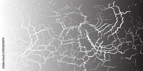 White old concrete wall grunge texture - wide banner format background with copy space for text. Grunge gray texture of chips, cracks, scratches, Soft white grunge. eps 10