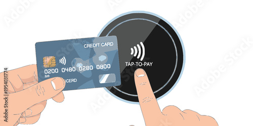Contactless Tap to Pay Transit Payment Icon