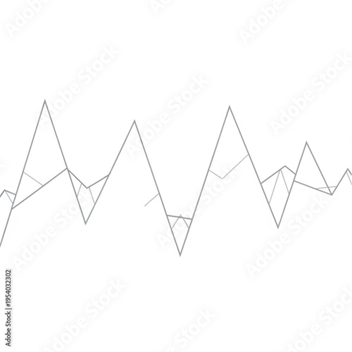 Geometric Line Art Pattern Design Element.