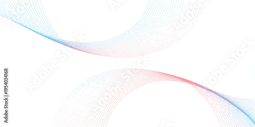 A minimalist digital art piece featuring abstract shapes and curves