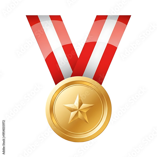 Gold Medal with Red Ribbon Award.