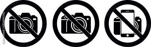 No photography or video recording allowed