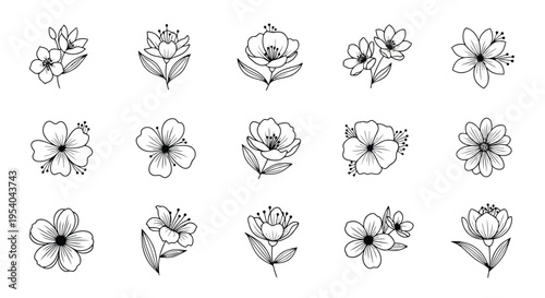 Diverse collection of illustrated dancing figures showcasing various dance moves and styles