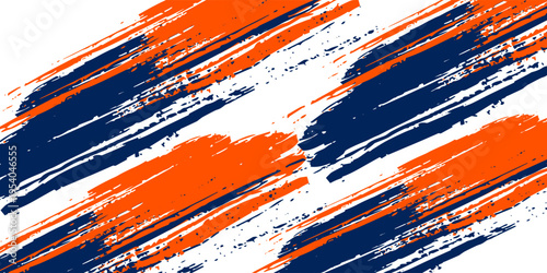 Halftone dots red and blue color pattern gradient grunge texture background. Dot pop art comic sport style vector illustration. grunge vector dots . eps 10