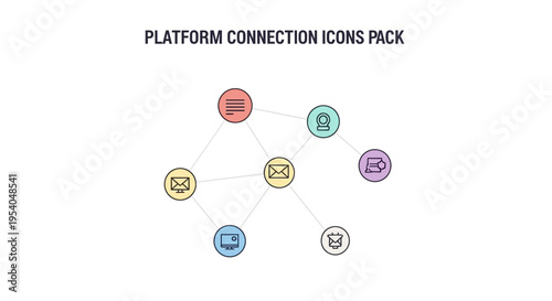 Platform Connection Icons Pack.