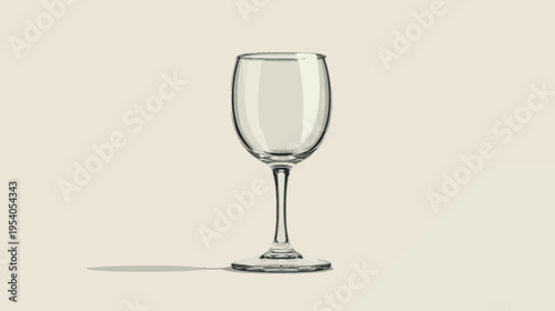 A tall, elegant champagne flute is centered against a muted, neutral background
