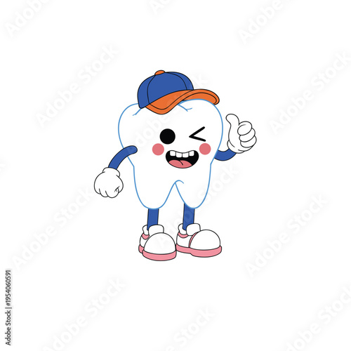 Clean and modern dental logo featuring  tooth icon, ideal for clinics, dental brands, and healthcare business.