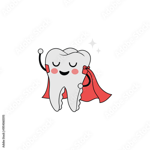 Clean and modern dental logo featuring  tooth icon, ideal for clinics, dental brands, and healthcare business.