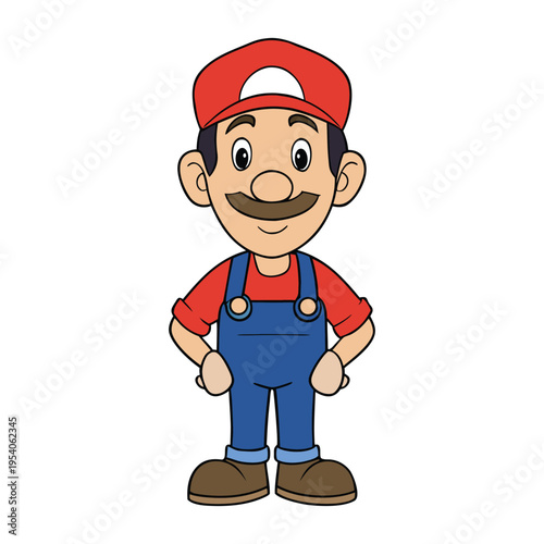 A skilled plumber in work clothes, holding a wrench, ready to fix pipes and taps, showcasing expertise, reliability, and hands-on problem-solving skills.
