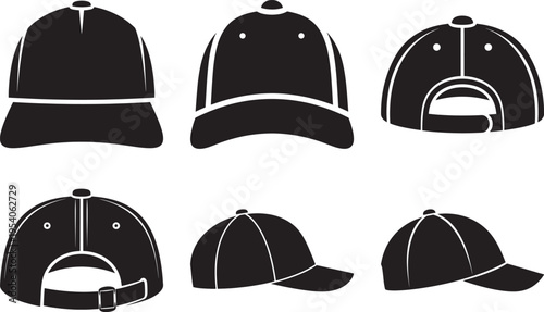 Collection of black icons for user interface and feedback symbols