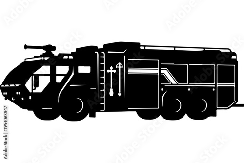 Vintage Steam Locomotive Vector Illustration