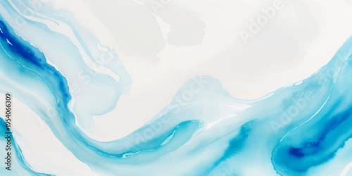 Vector Abstract aqua marine design evokes water flow and fluid motion artistic watercolor texture serene and peaceful, cool aquatic element, creative splash graphic.