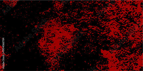 Particles Stars and galaxy outer space sky night universe black. Red color powder explosion isolated on black background. Trendy living coral color texture of a concrete wall with cracks and scratches