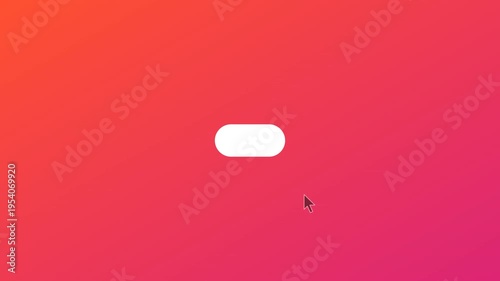 Seamless digital interaction demonstration with a vivid user interface sign up button animation transforming from click to successful account