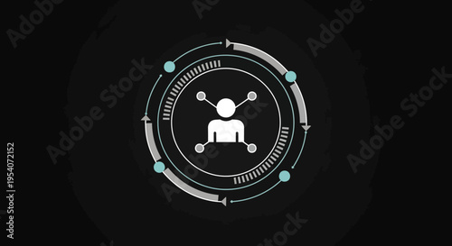 Futuristic Cube with Circuit Board Pattern and Text, Representing Technology and Digital Data on an Isolated White Background