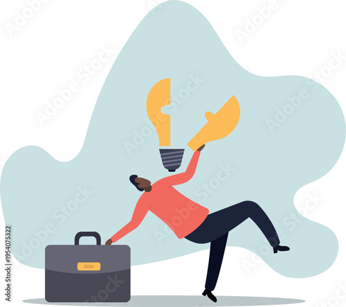 Solve business problem with creativity, finishing or complete brilliant idea,human life and situation.