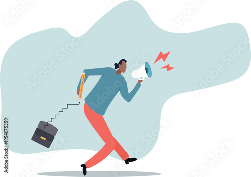 performance and leadership, motivate people, advice or guidance for success .business concept.flat character.person's life situation and his activities.