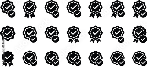 Quality Assurance Quality Seal Icons