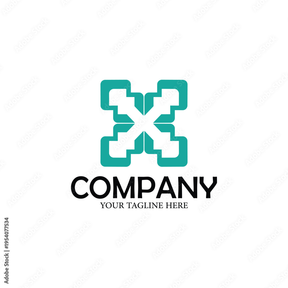 Fototapeta premium LETTER X LOGO