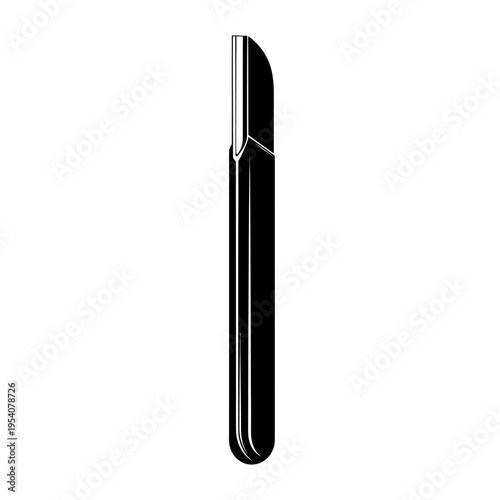 Silhouette of Leather Skife Thinning Tool for Professional Leathercraft and Design