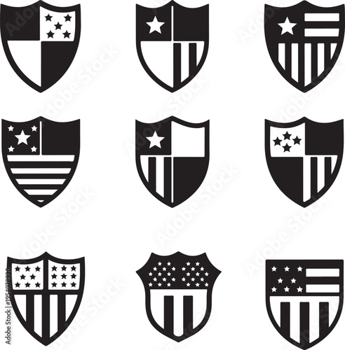 A collection of various muscular male figures depicted in black showcasing different poses and physiques silhouette high quality professional detailed modern elegant stylish clean crisp vibrant