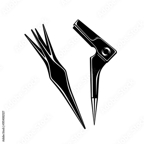 Diamond Stitching Chisel Silhouette for Precise Leather Lacing Holes