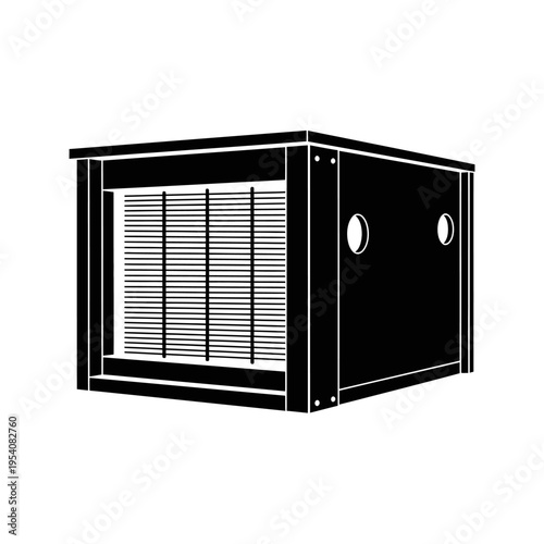 Wooden Screen Bee Transport Box Silhouette for Apiary Movement Logistics