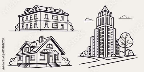 Buildings and Houses architecture real estate construction