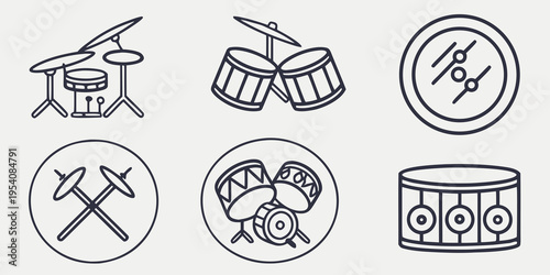Drum and percussion instrument drums music
