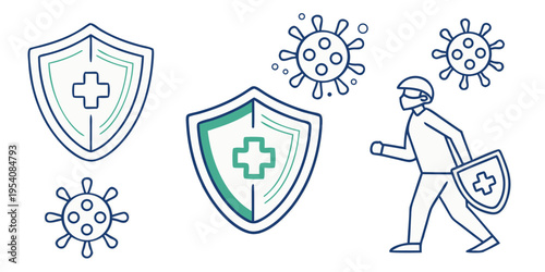 Covid protection shield virus health