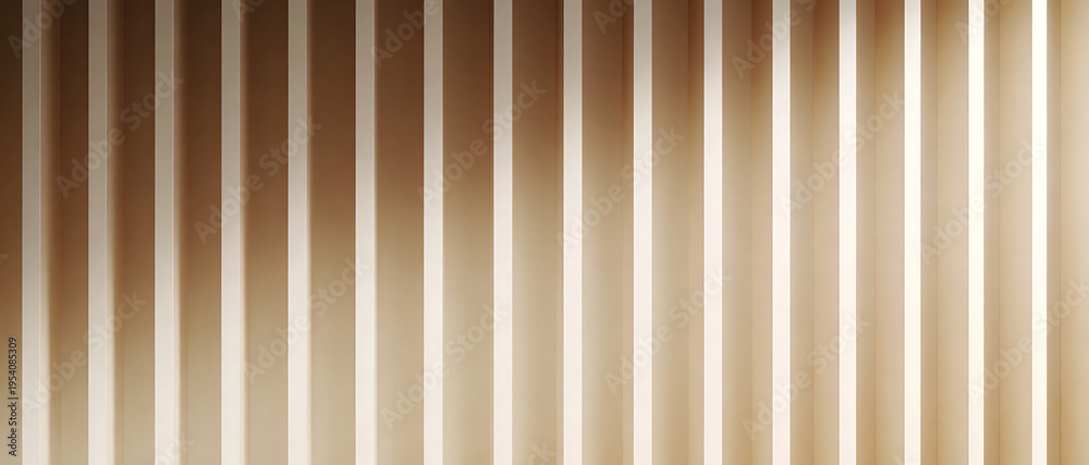 Obraz premium Abstract background of vertical parallel lines with soft light and shadow creating a rhythmic pattern