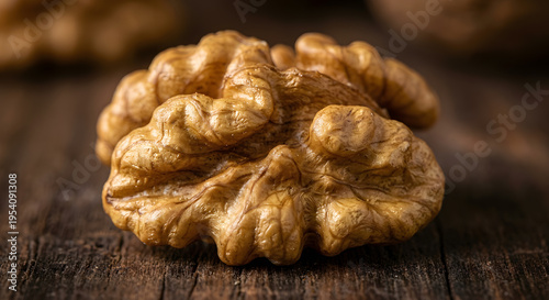 Perfect Walnut Kernel Detailed Macro
