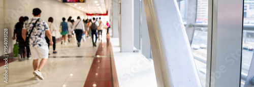 Photos Modern Enclosed Pedestrian Overpass Design
